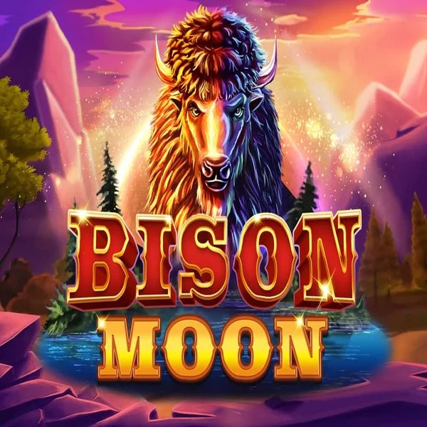 Bison Moon logo – Slots by Northern Lights Gaming at Gigaspinz Casino
