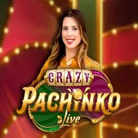 Official Live Casino logo: Crazy Pachinko by Evolution at Gigaspinz Casino