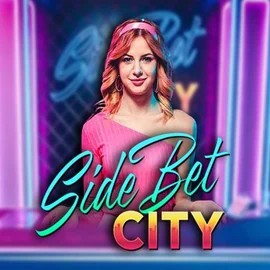 Side Bet City slot visual from Evolution available on giga-spinz.eu.com